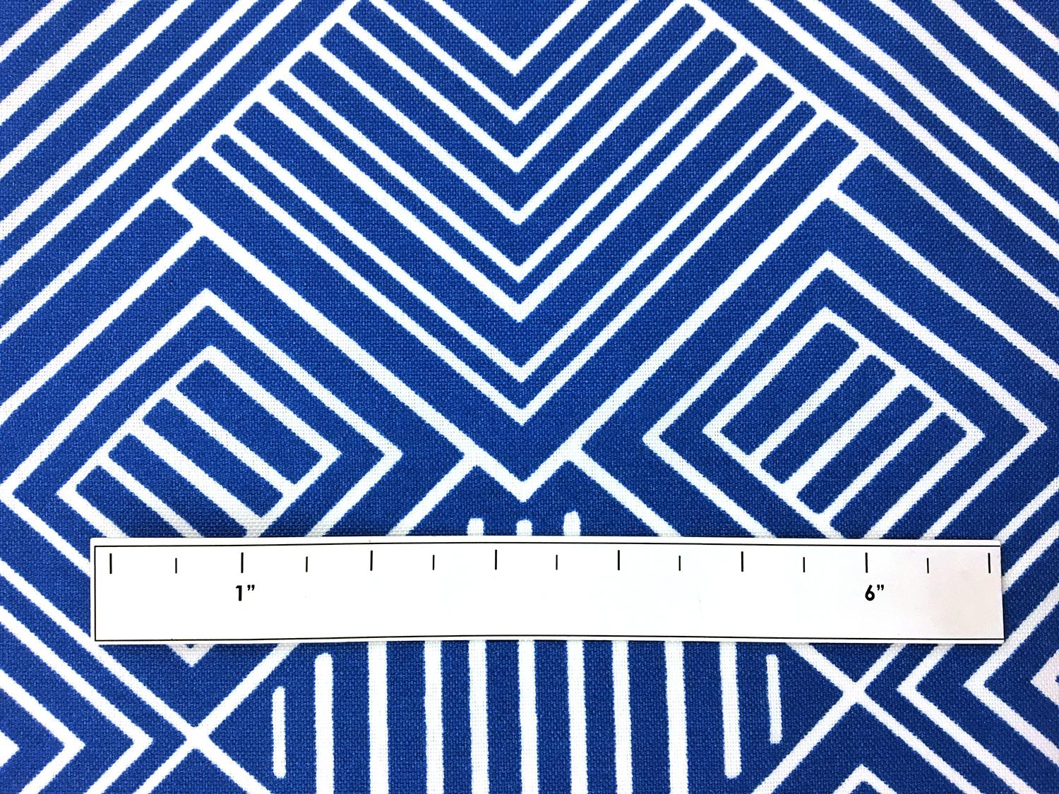 Outdoor Spun Polyester Canvas with Geometric Print 1