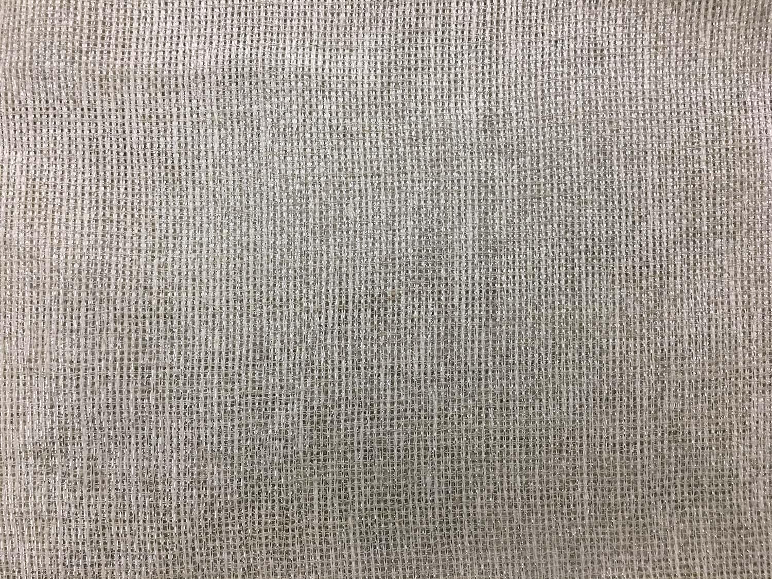 Cotton Lurex Mesh In Silver0