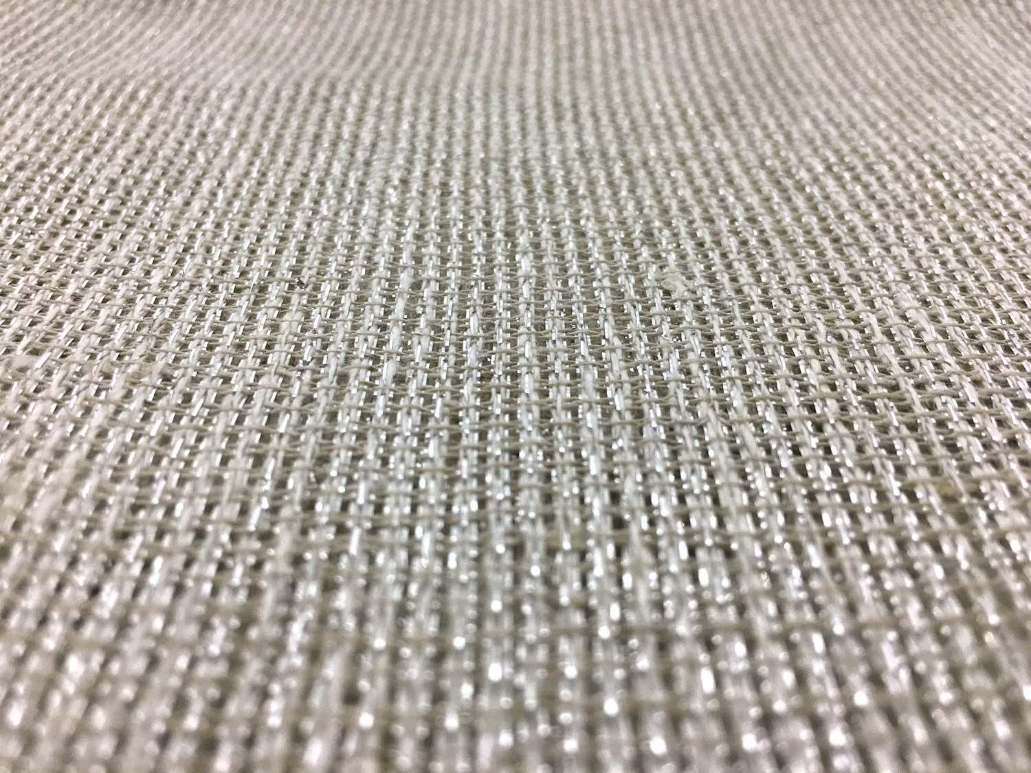 Cotton Lurex Mesh In Silver1