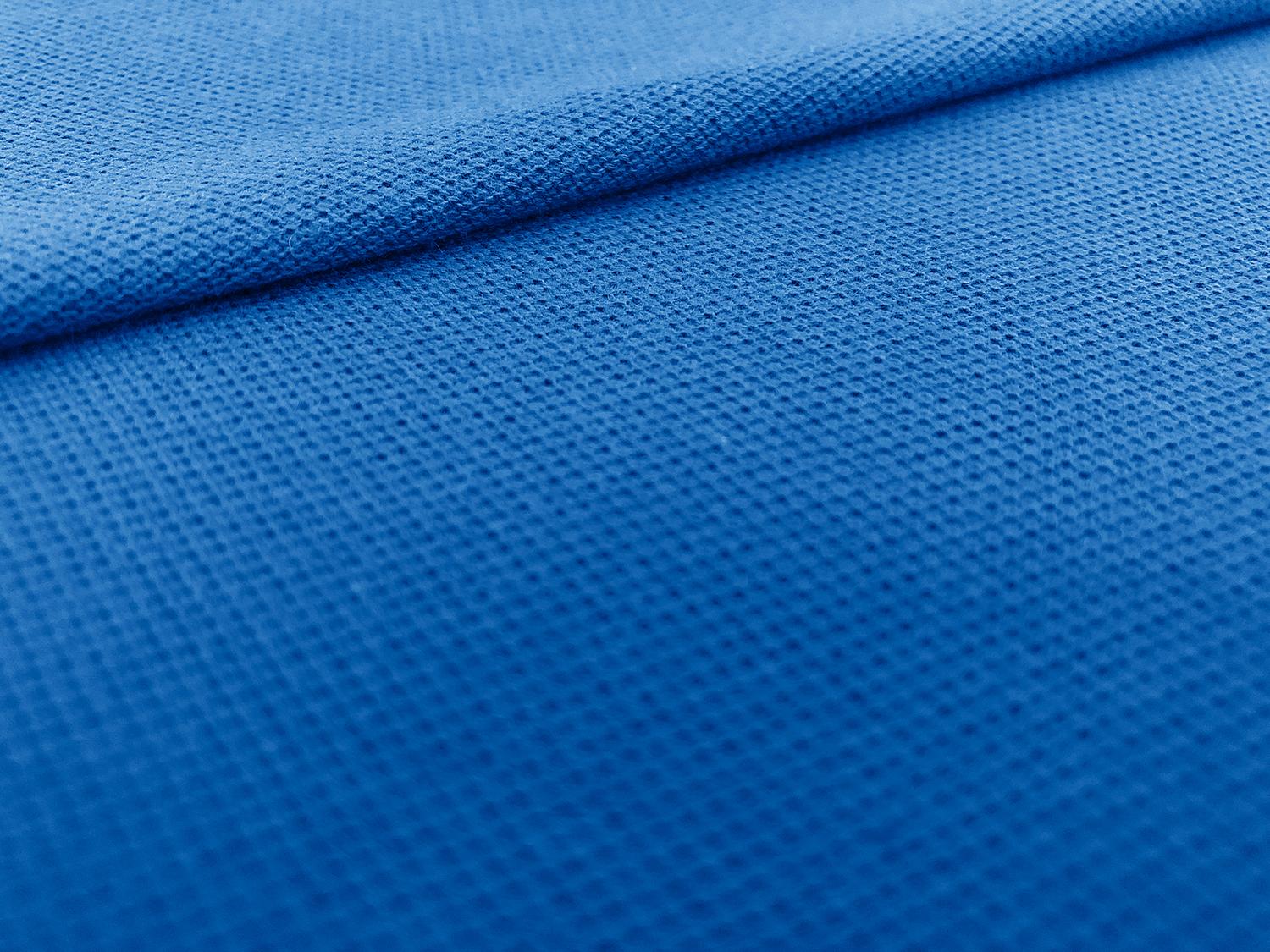 Japanese Cotton Pique Knit in Blue0