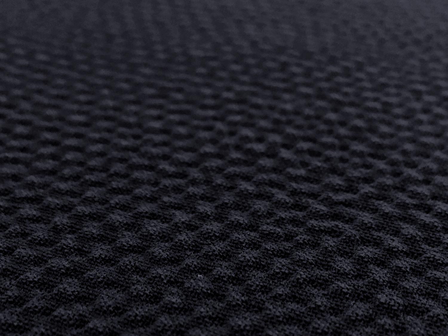 Italian Stretch Virgin Wool Seersucker Crepe in Navy3