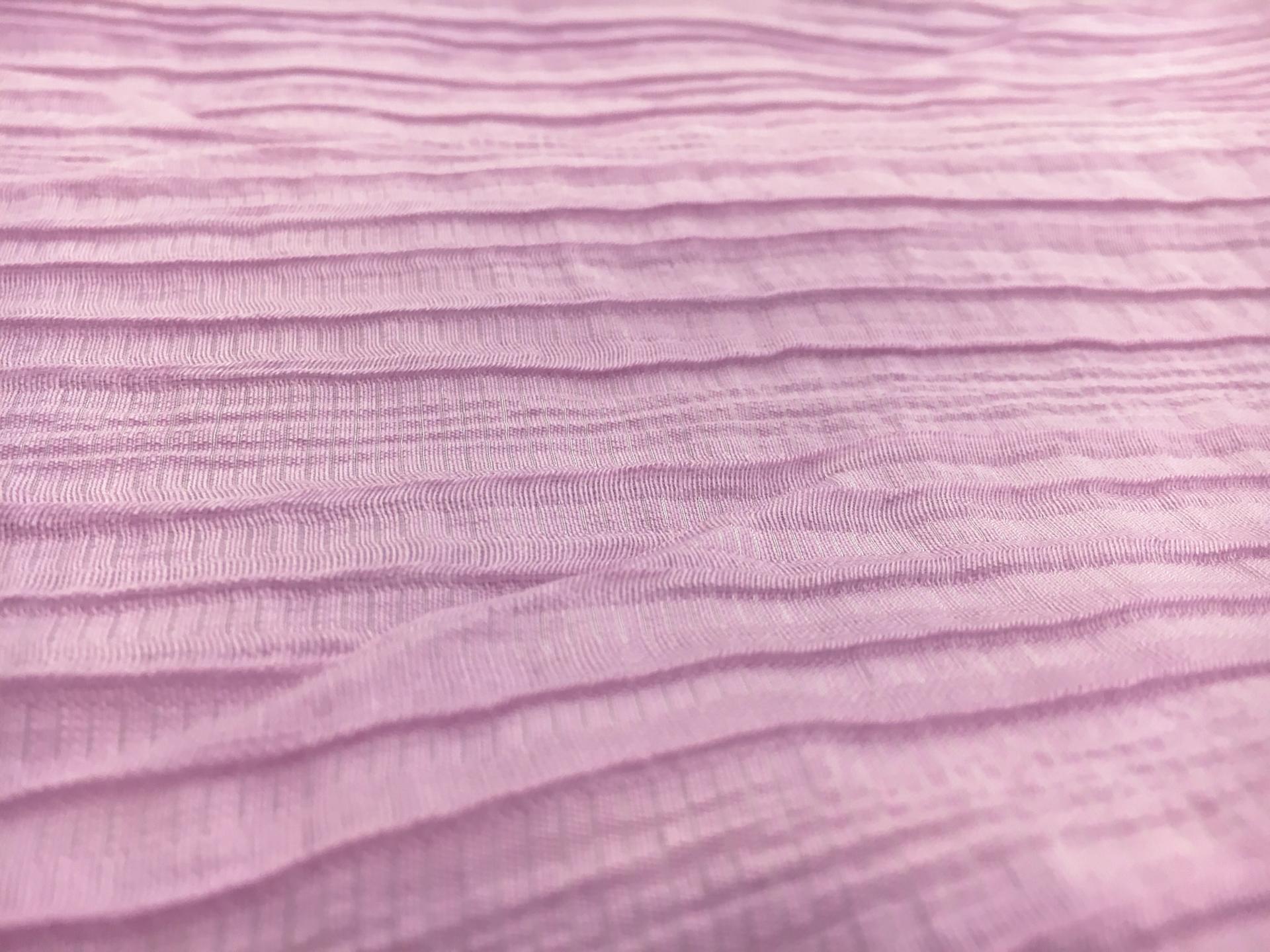 Cotton and Nylon Cloqué in Mauve0