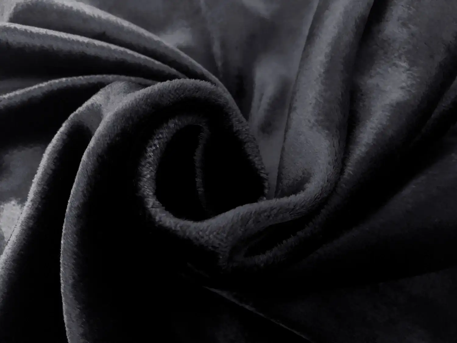 French Silk Rayon Panne Velvet in Navy0