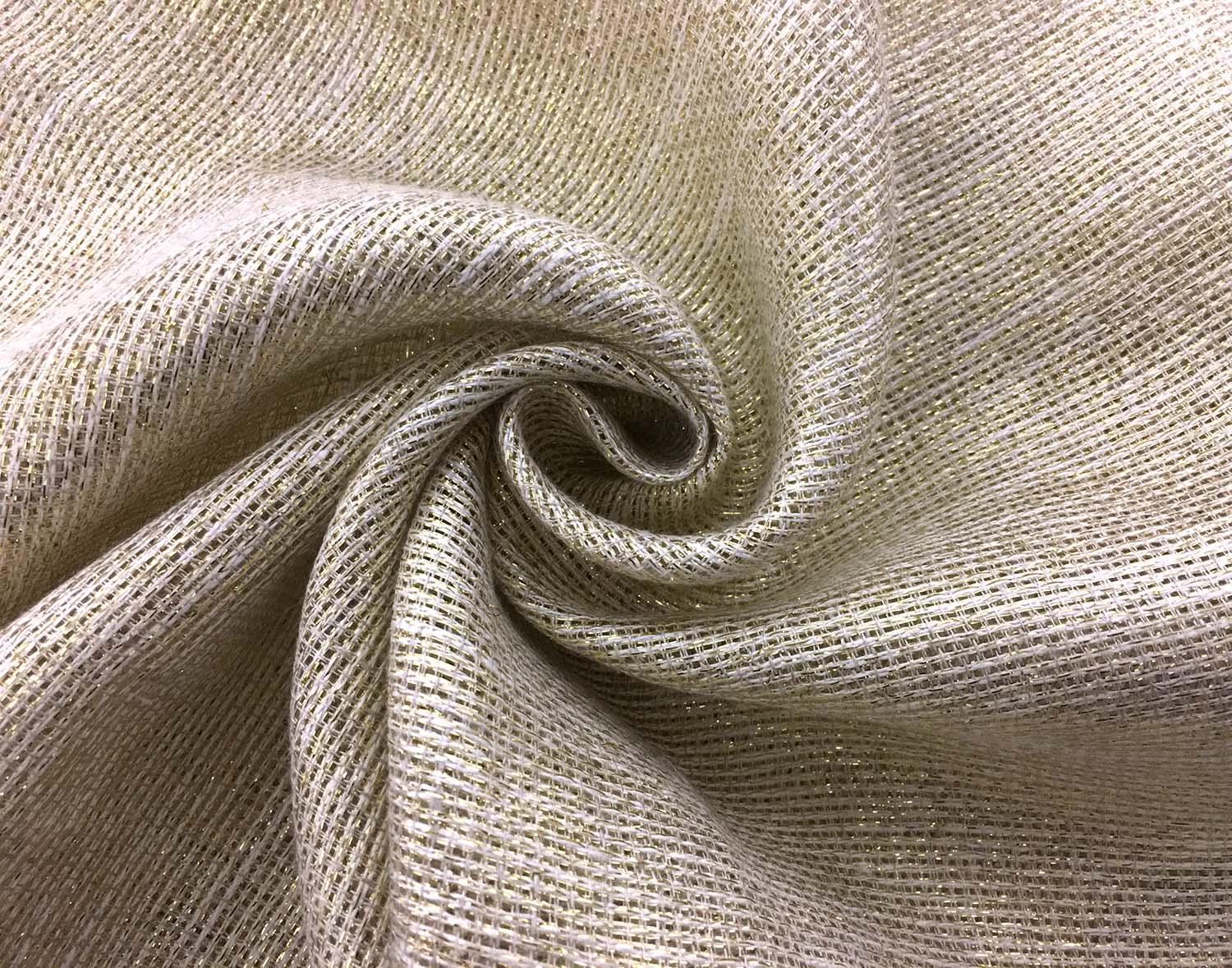 Cotton Lurex Mesh In Gold2