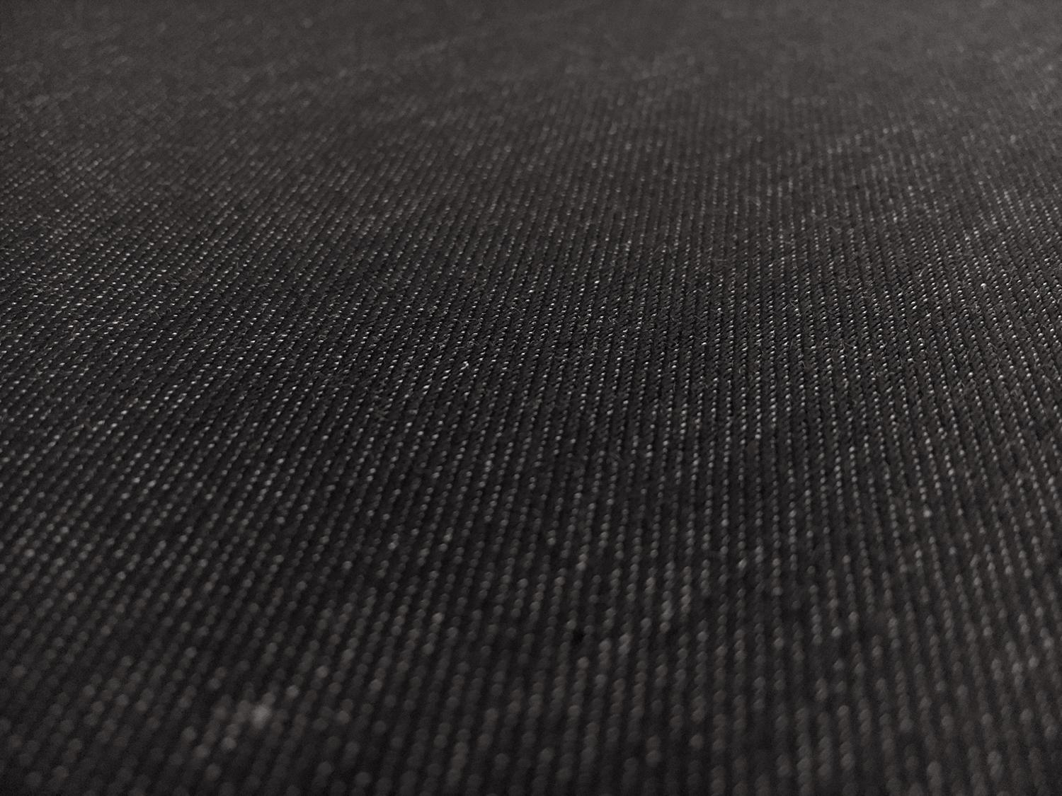 Denim Look Cotton Blend 4 Way Stretch in Black2