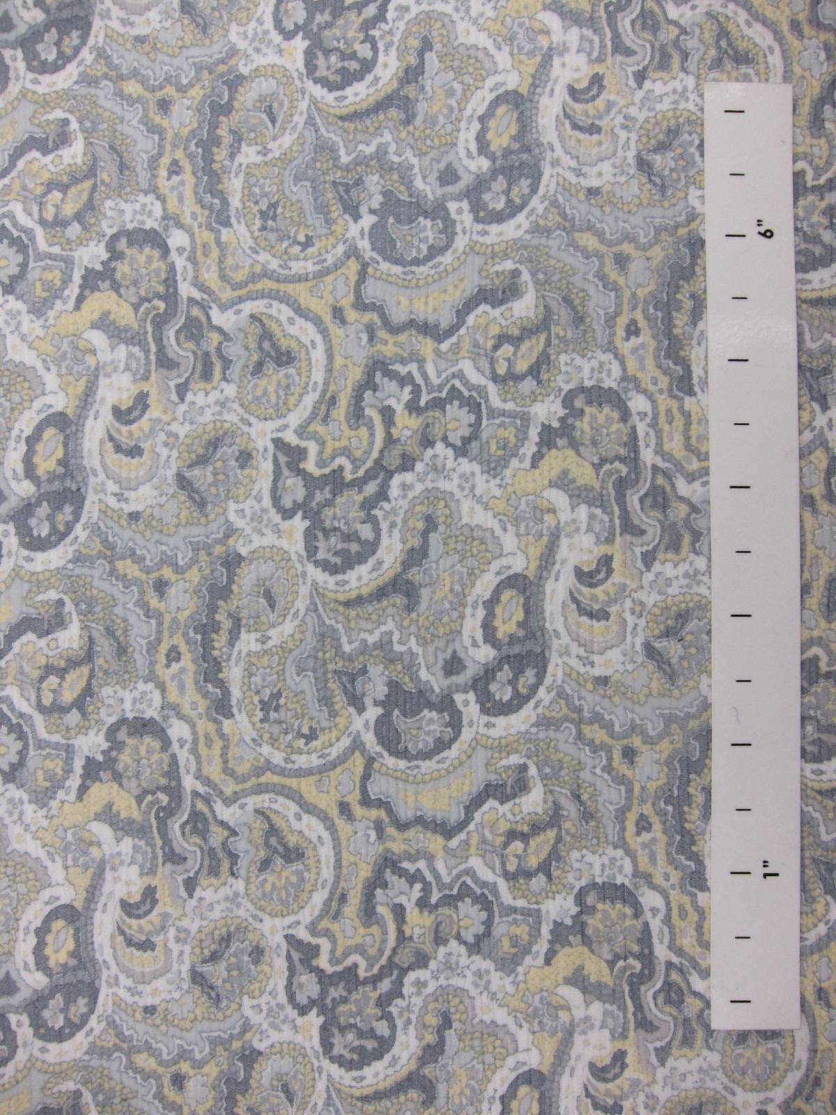 Printed Silk Crinkle Chiffon0