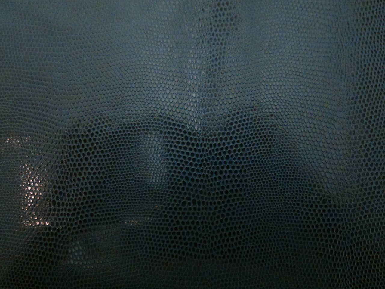 Faux Lizard Upholstery Vinyl in Marine