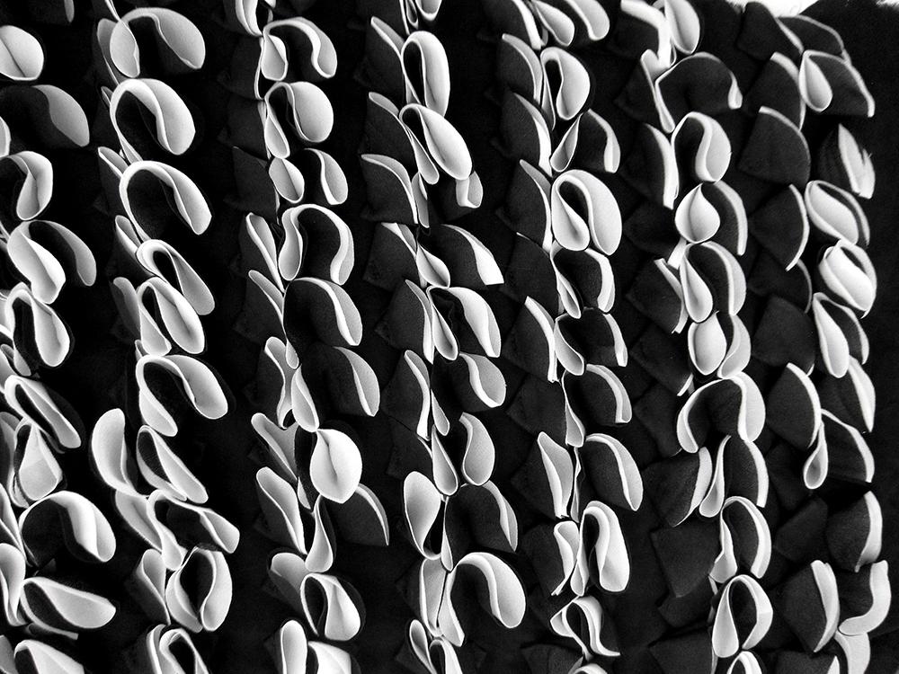 Novelty Samba Polyester Georgette Ruffles0