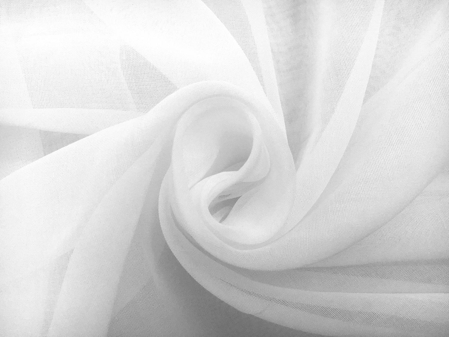 Extra Wide Swiss Cotton Voile in White1