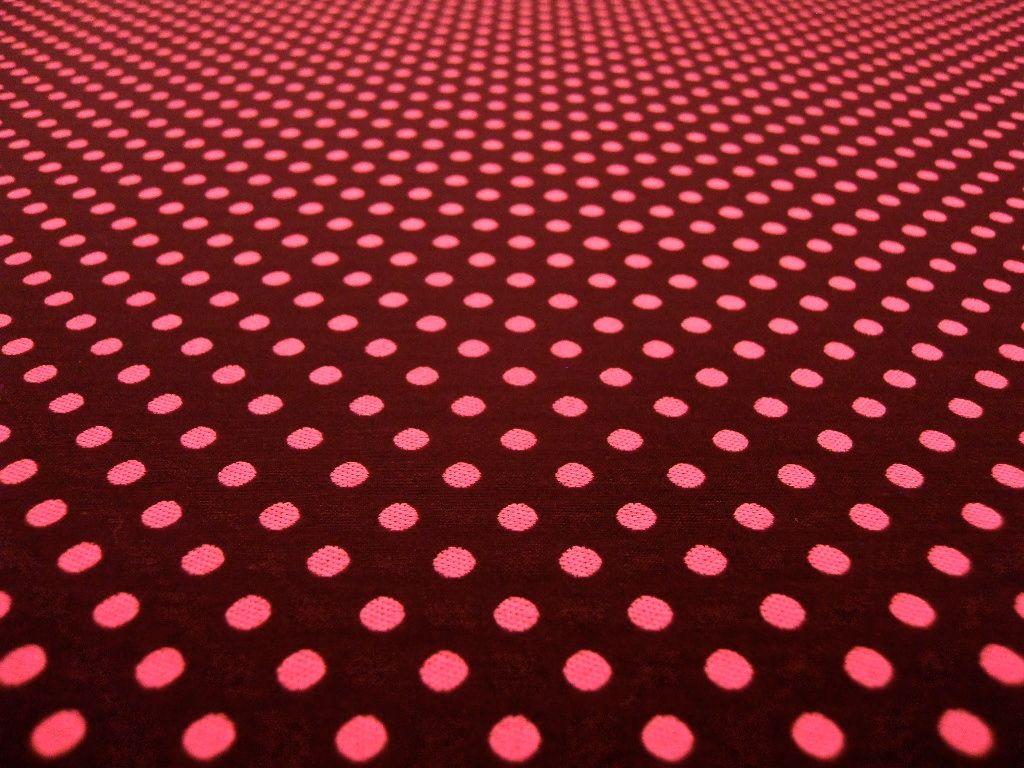 Polyester Rayon Blend Polka Dot Brocade2