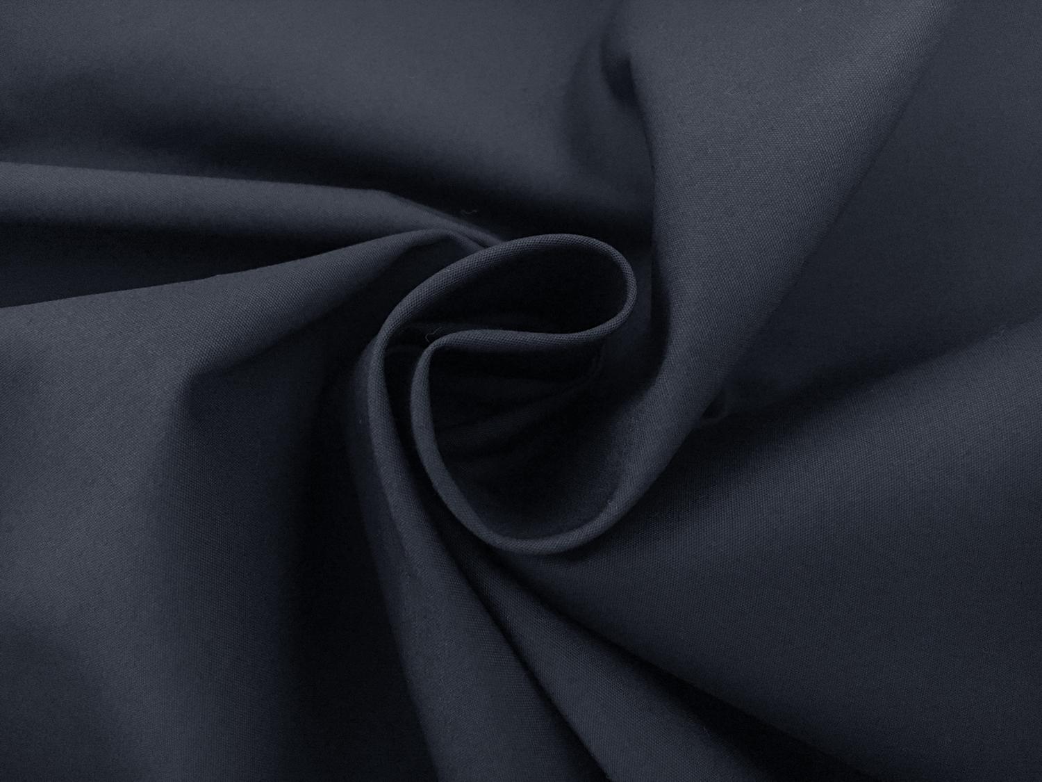 Japanese Cotton Poplin in Navy1