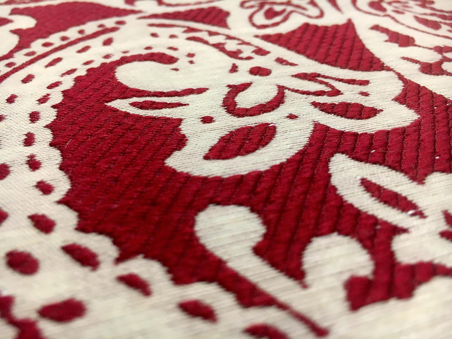 Extra Wide Doubleface Jacquard Large Paisley Pattern2