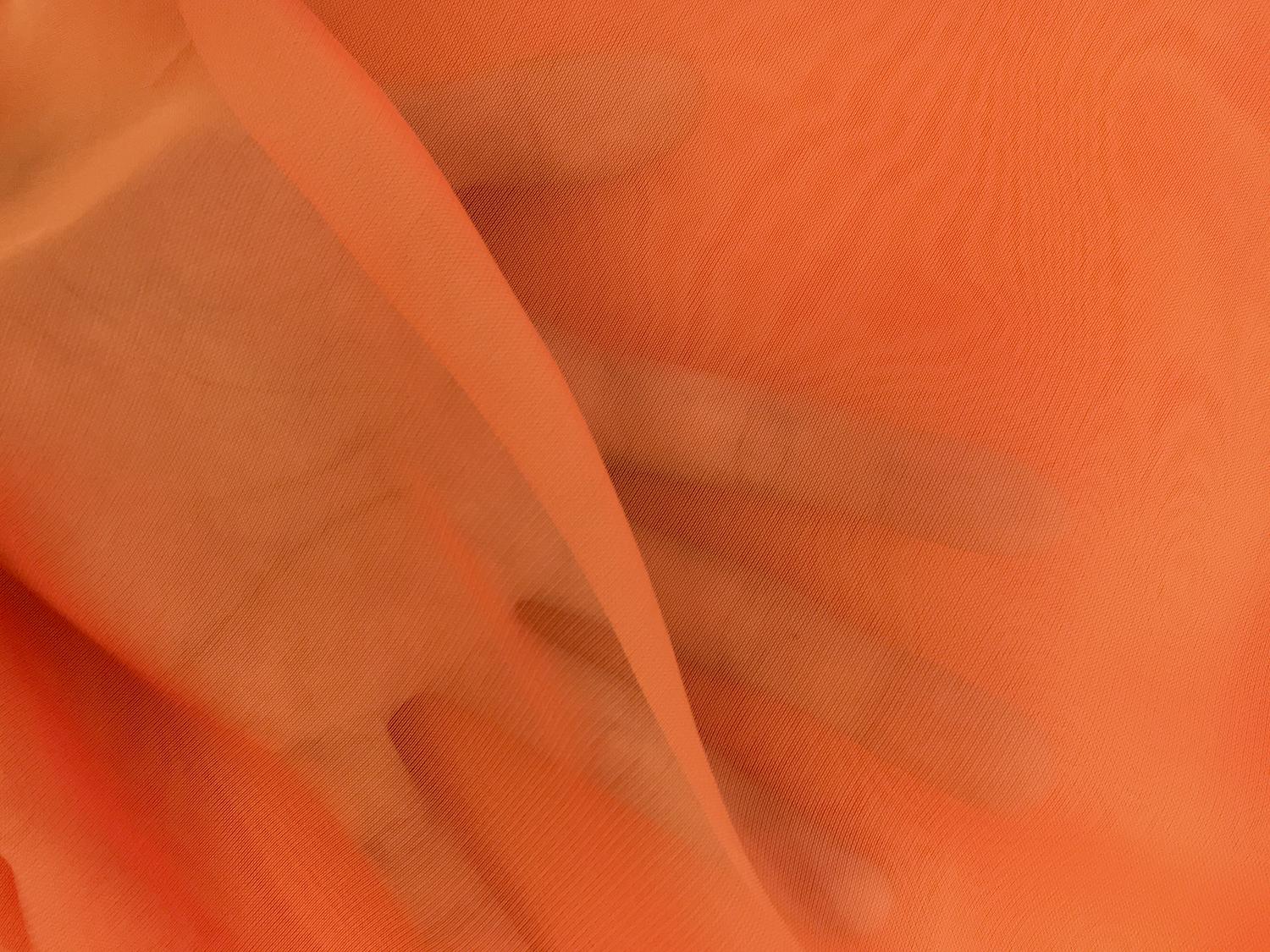 Iridescent Polyester Chiffon in Sorbet1