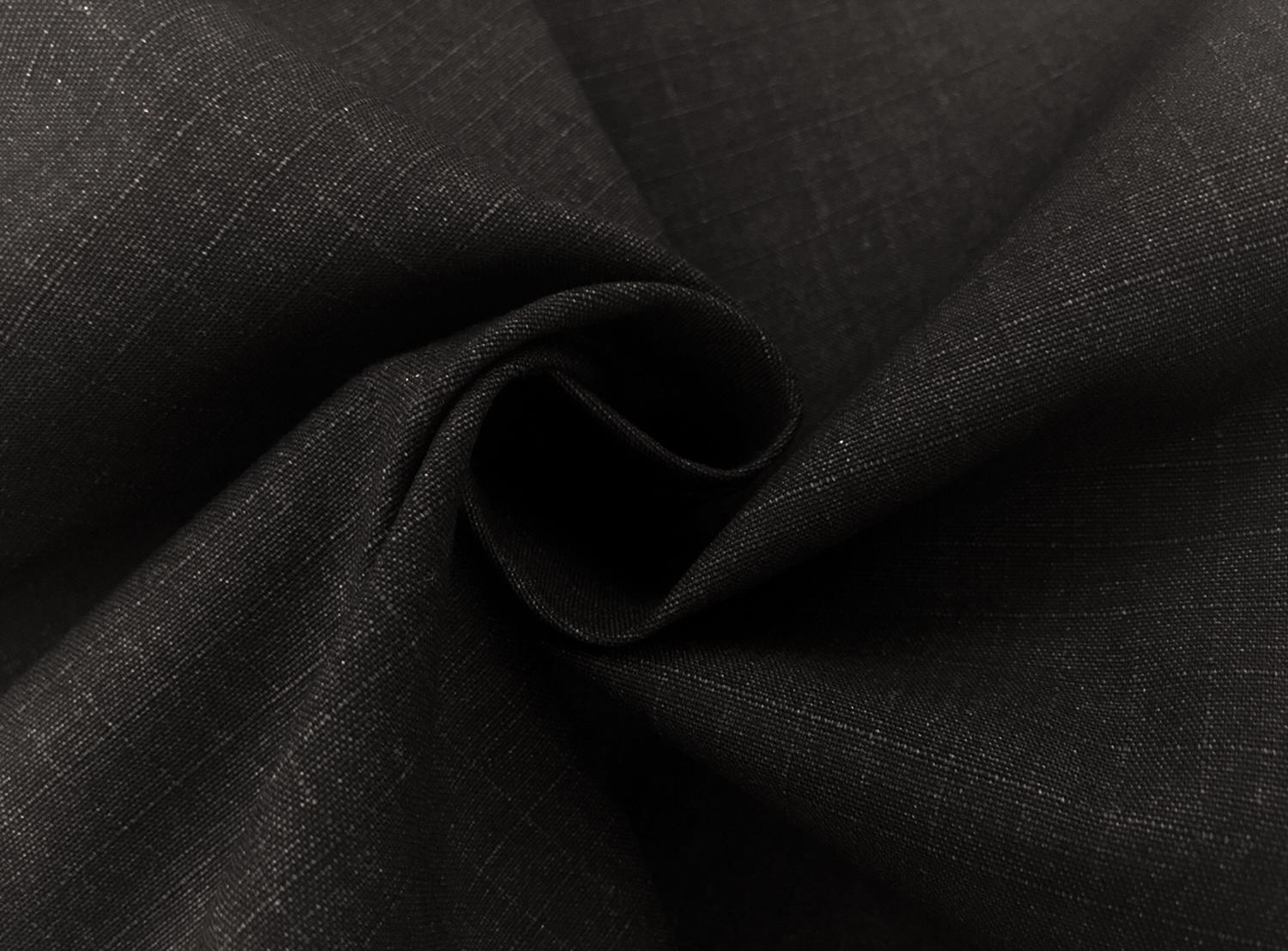 Cotton Ripstop In Black1