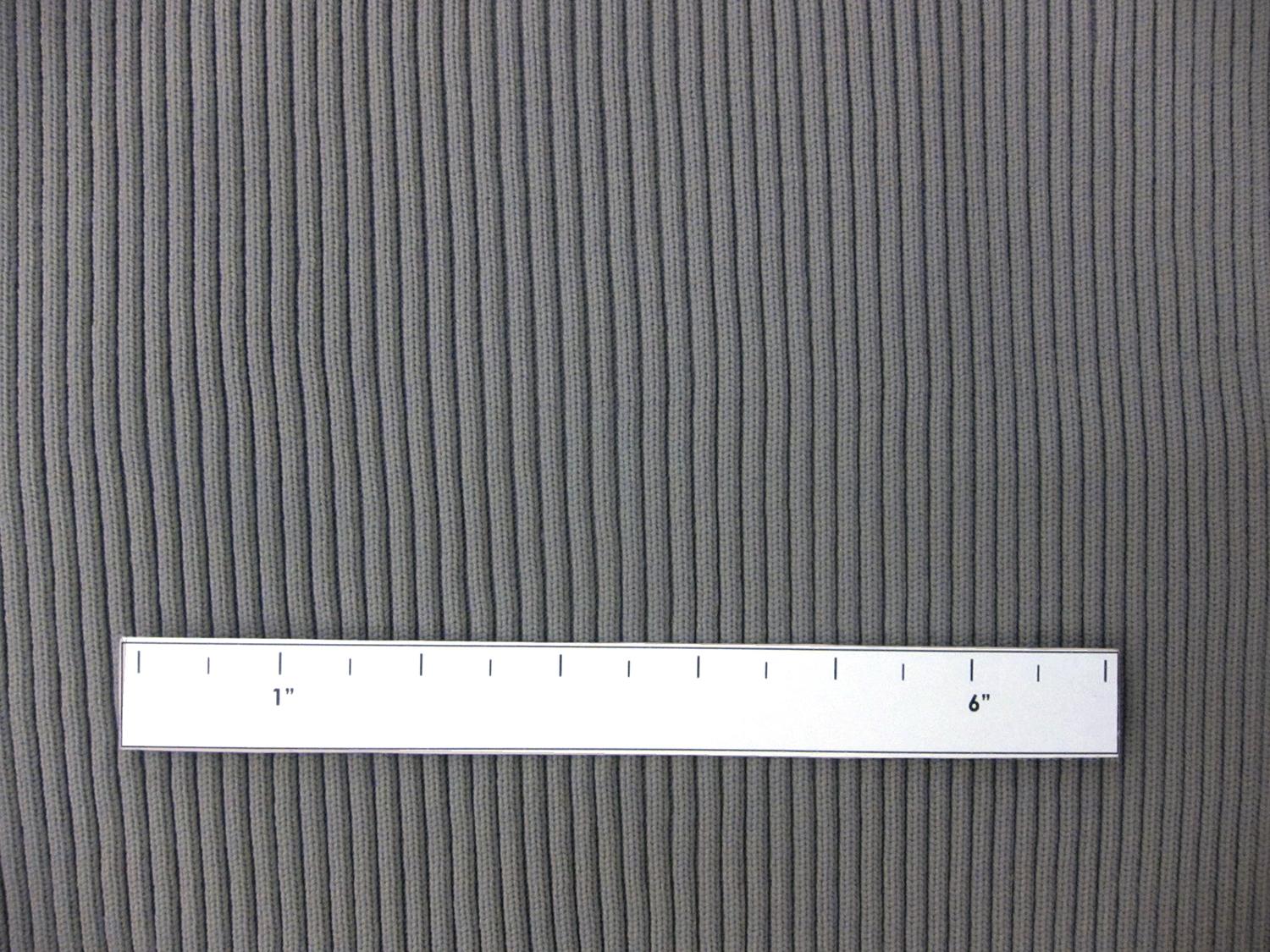 Nylon Rib Knit in Light Grey2