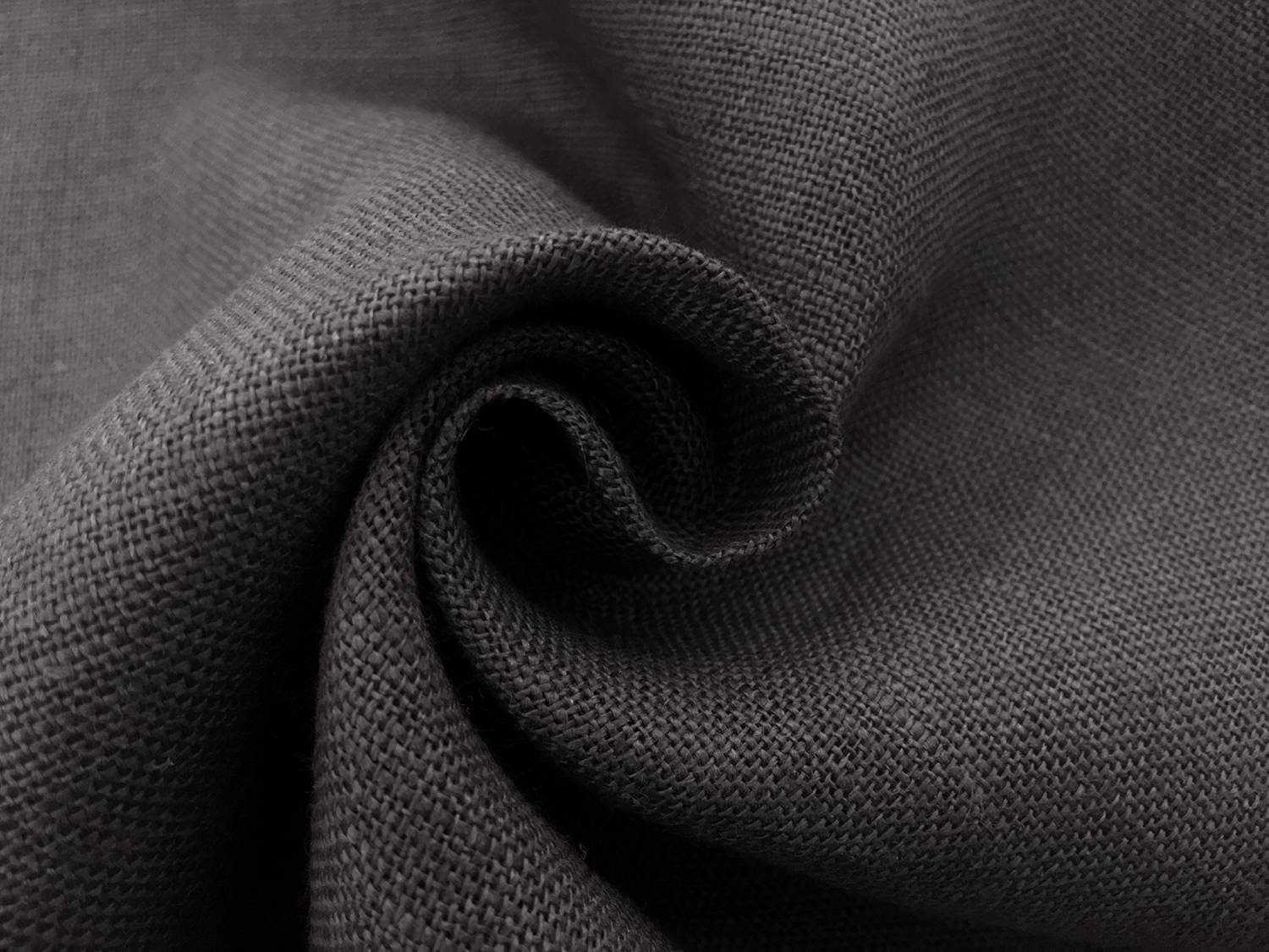 Light Weight Linen Burlap in Smoke Gray1