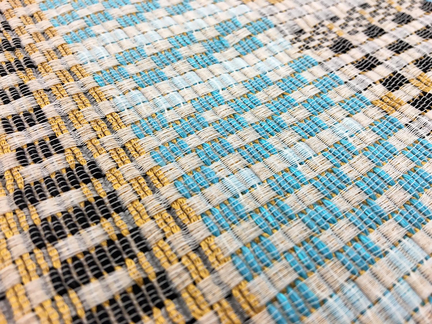 Cotton Blend Metallic Basketweave2