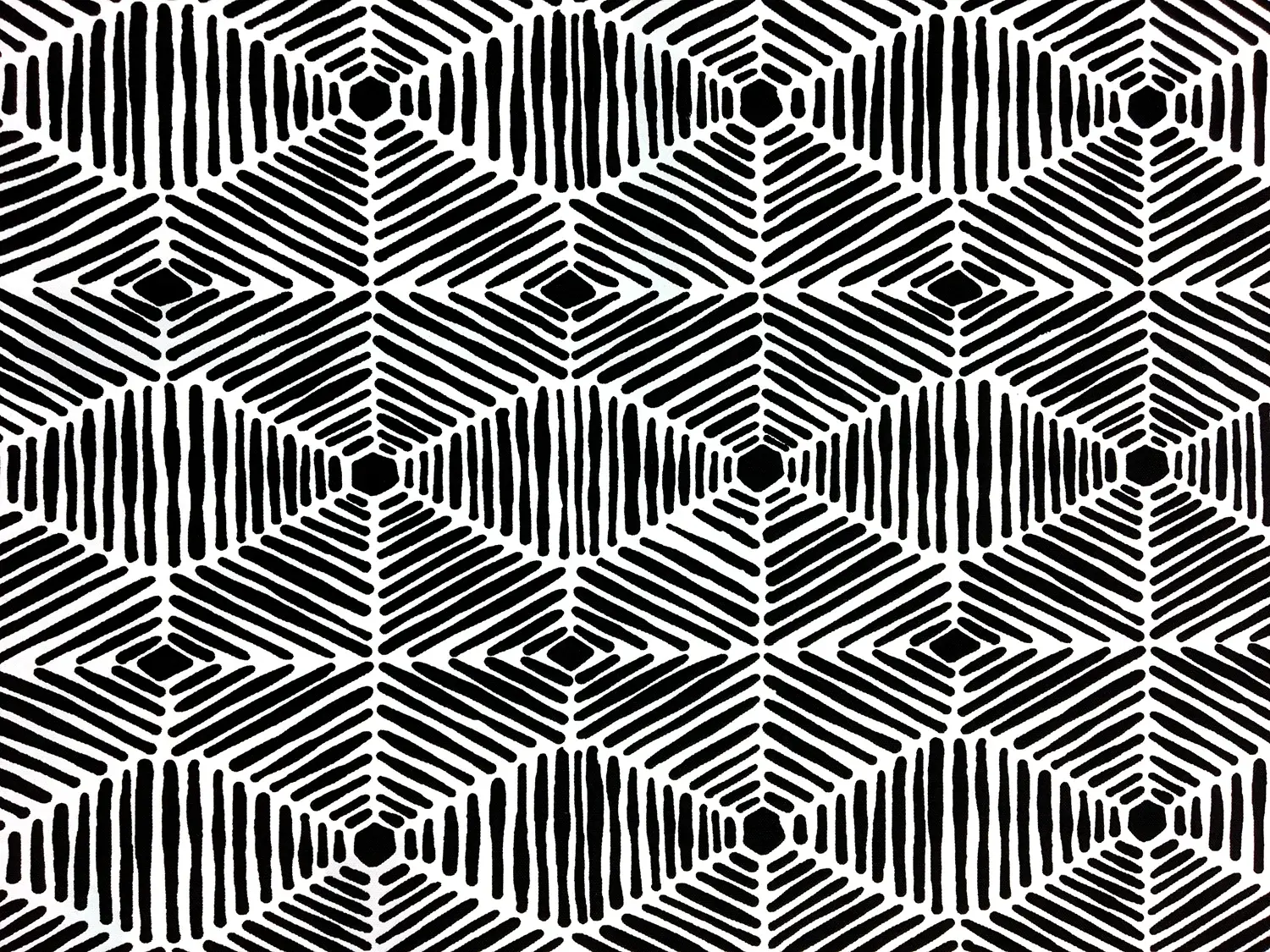 Outdoor Spun Polyester Canvas with Geometric Print0