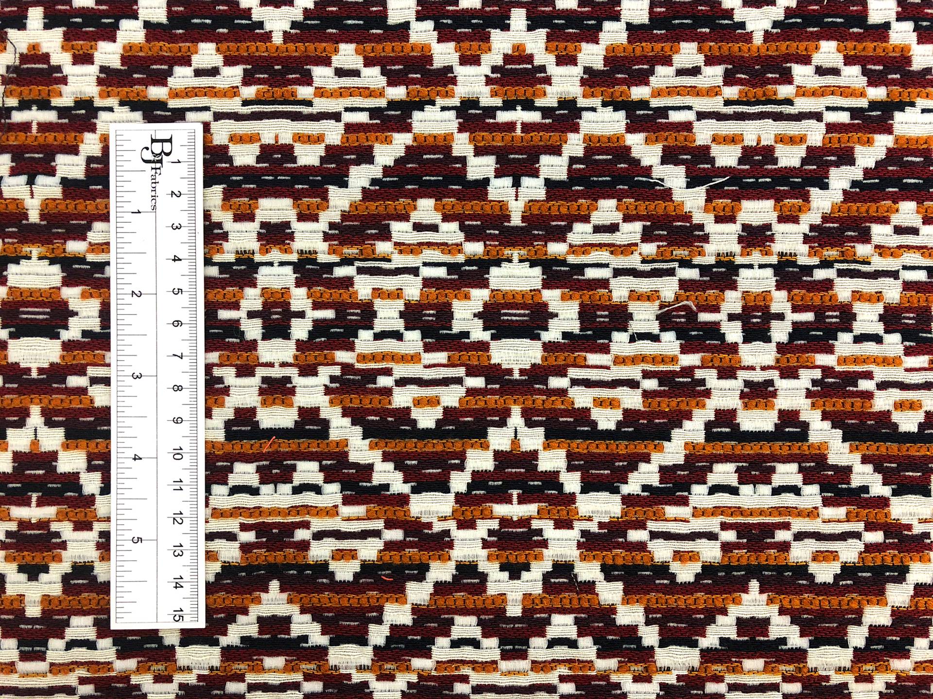 Cotton Blend Woven Novelty in Reds3