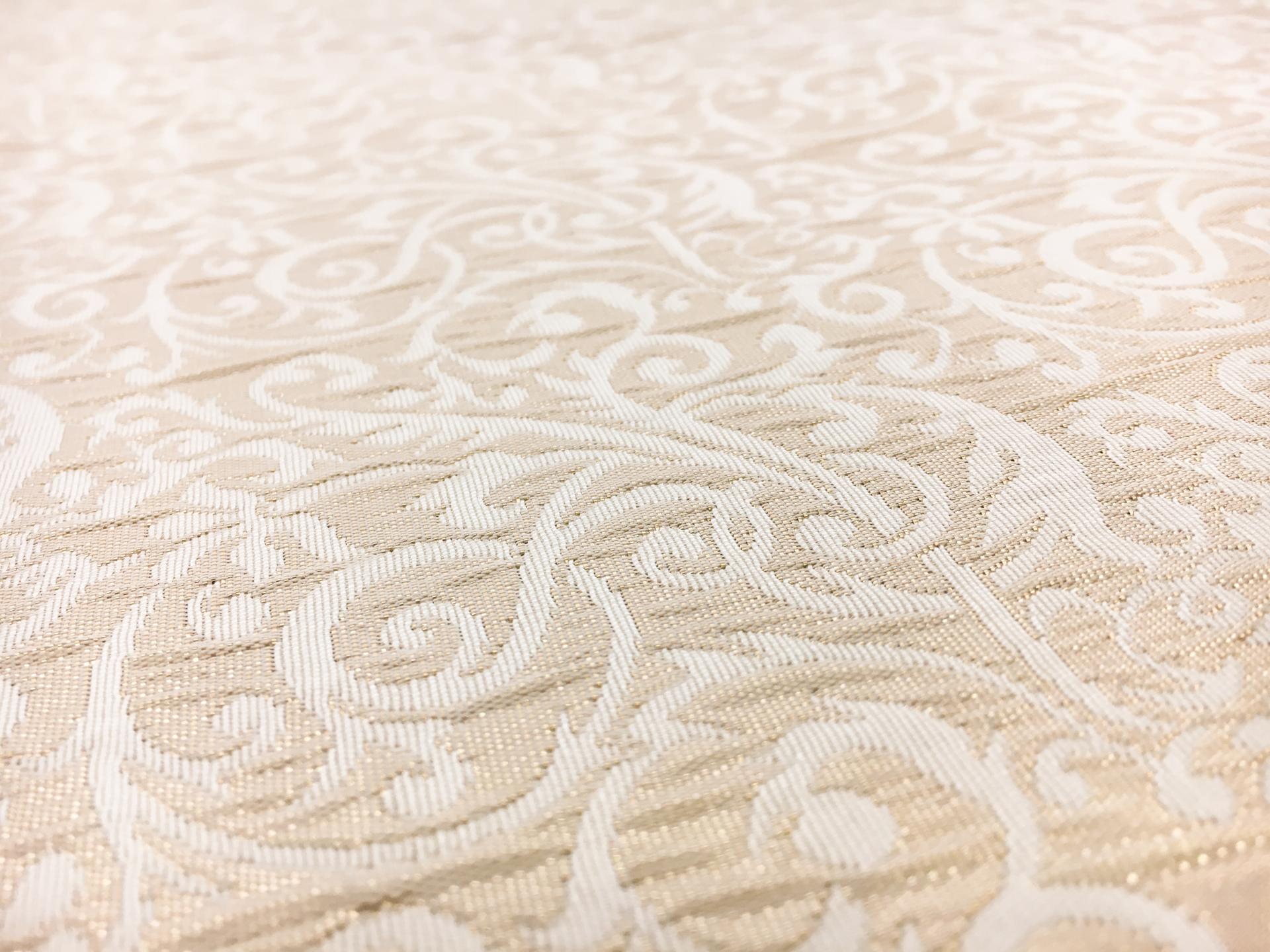 Metallic Brocade with Victorian Ornamentations2