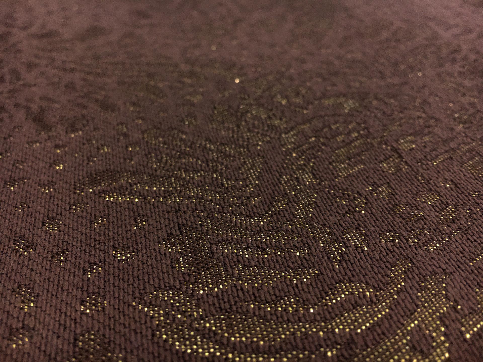 Metallic Jacquard with Light Floral Motifs2