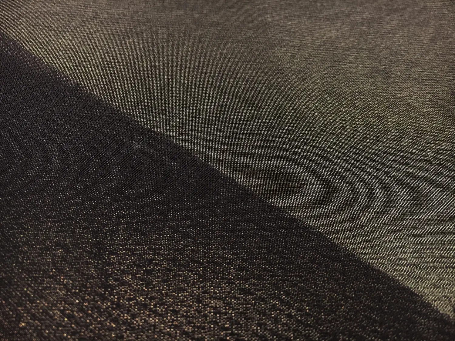 Microfiber Gold Metallic Chiffon in Espresso1