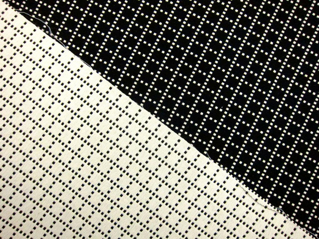 Stretch Double Face Cotton Blend Brocade2