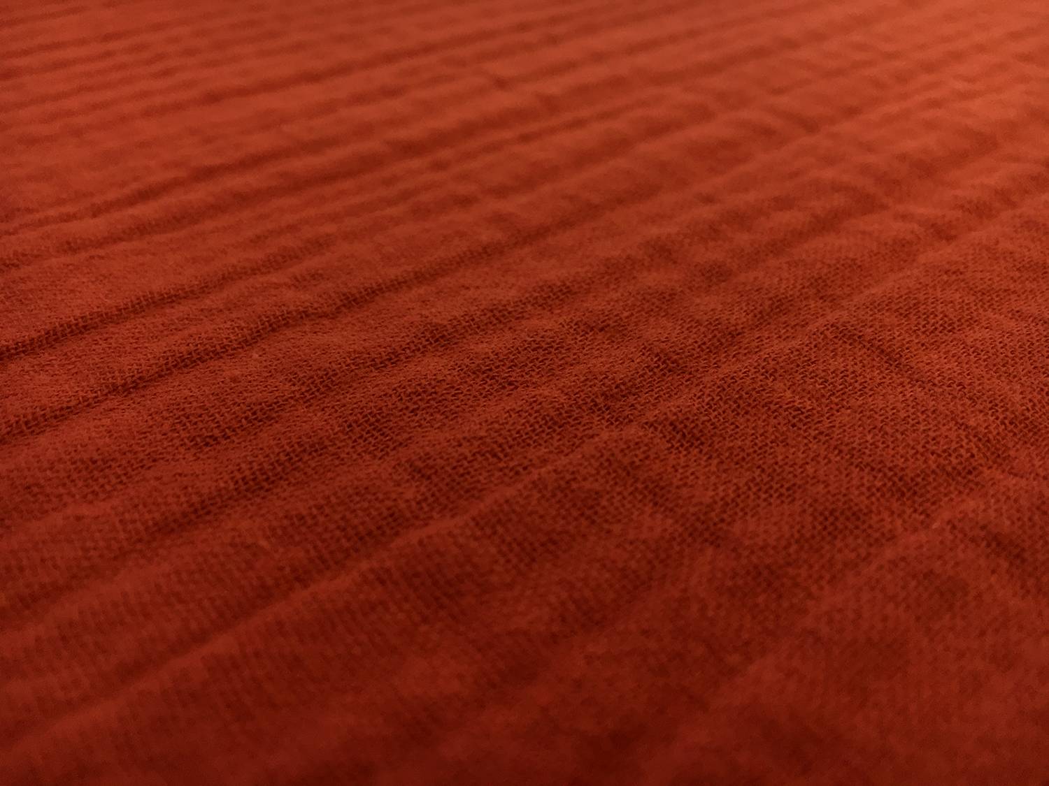 Cotton Crinkle Double Gauze in Auburn0