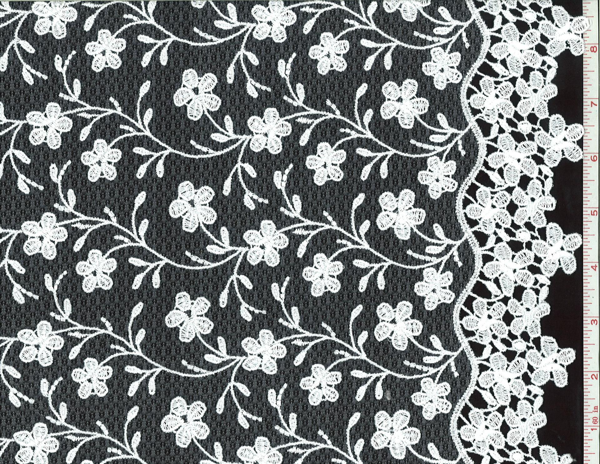 EMBROIDERED SOUFFLÉ NET0