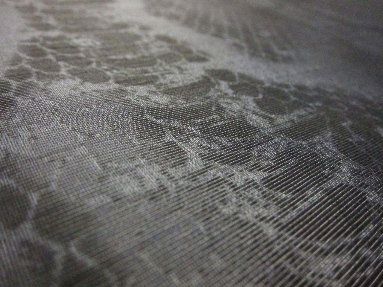 Heavy Metallic Silk Blend Printed Organza2