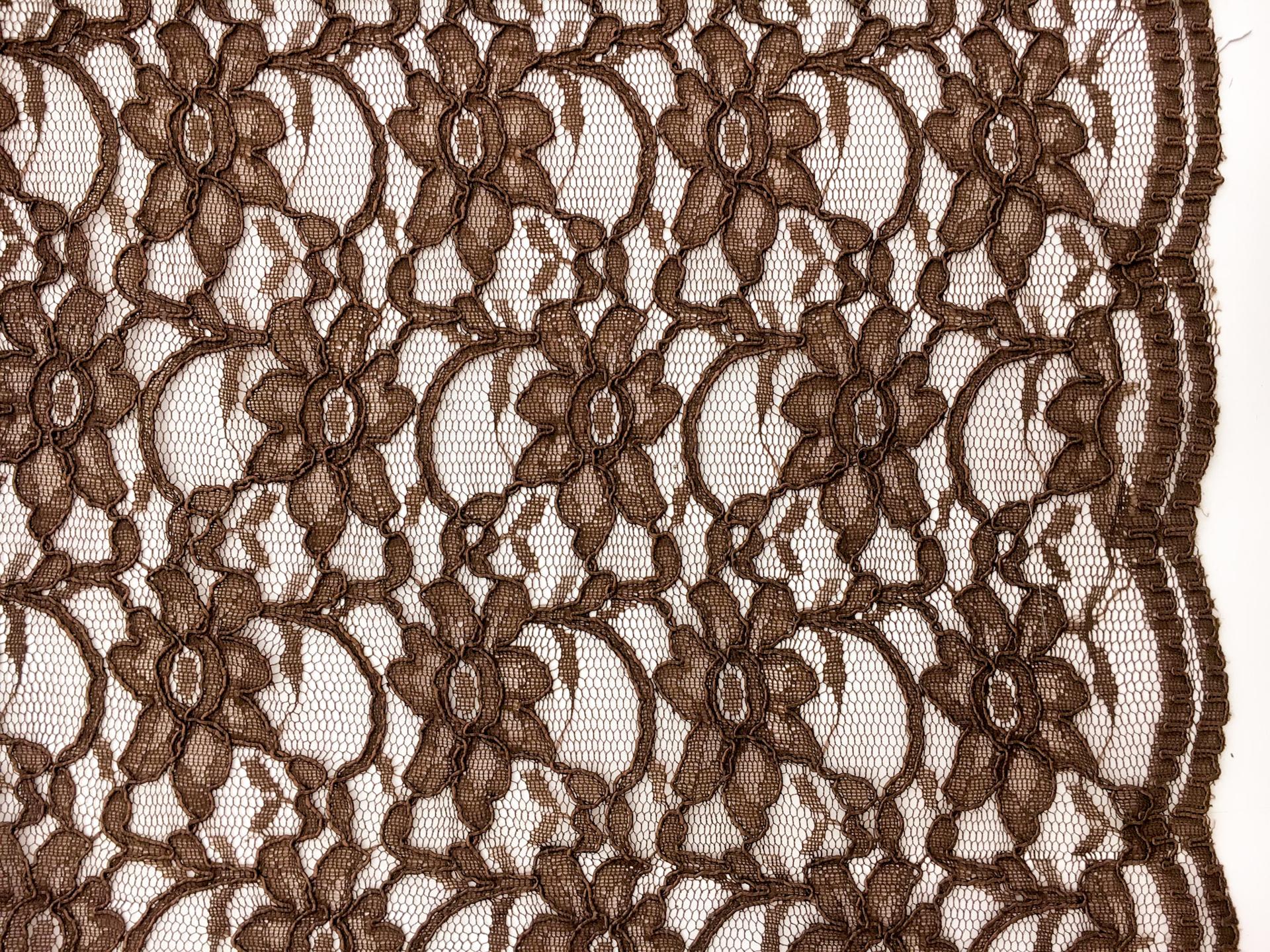 Xanna Embroidered Cotton and Nylon Lace0