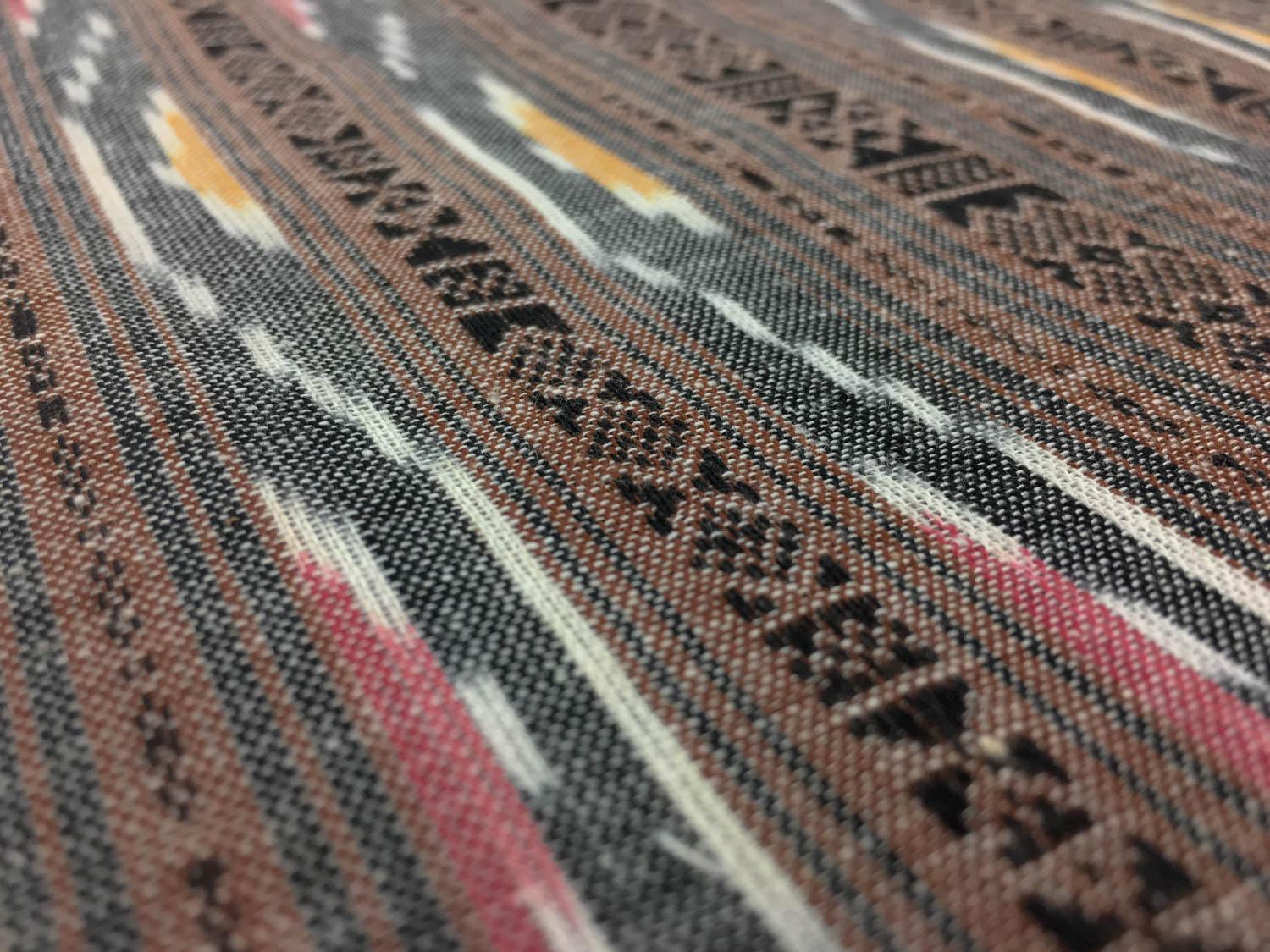 Cotton Ikat With Stripes2