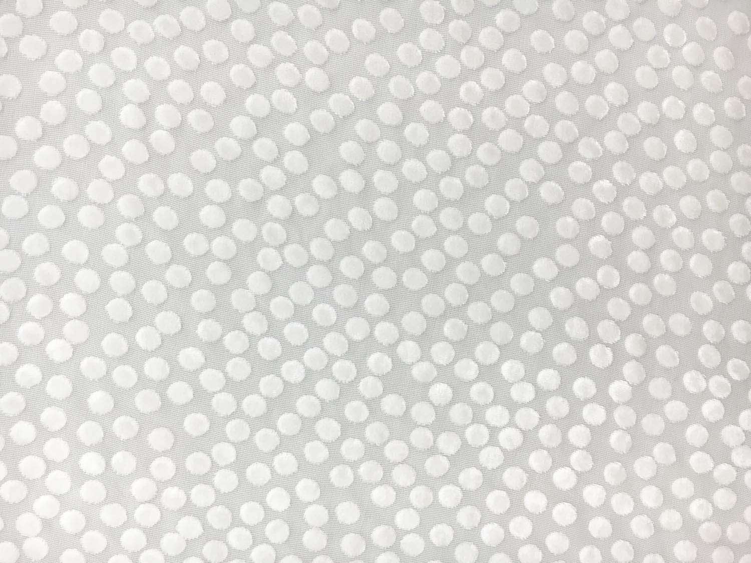 Silk and Rayon Burnout Velvet with Dots0