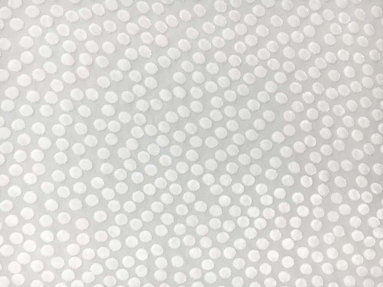 Silk and Rayon Burnout Velvet with Dots0