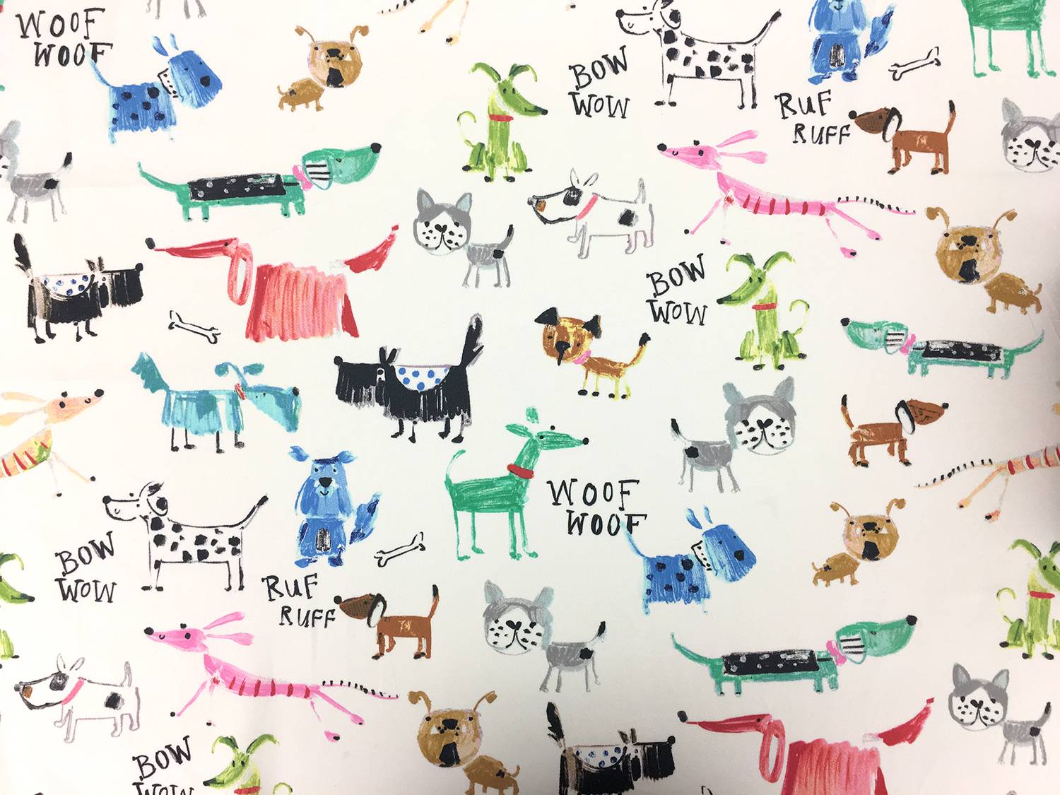 Bow Wow Cotton Twill Print0