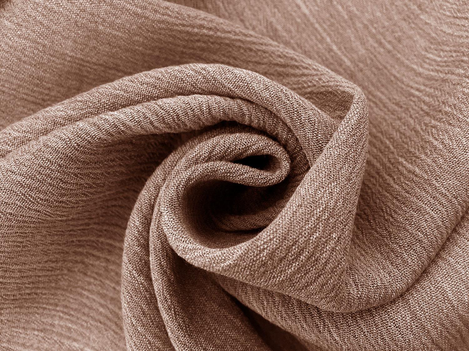 Rayon Crinkle Gauze in Dusty Rose1