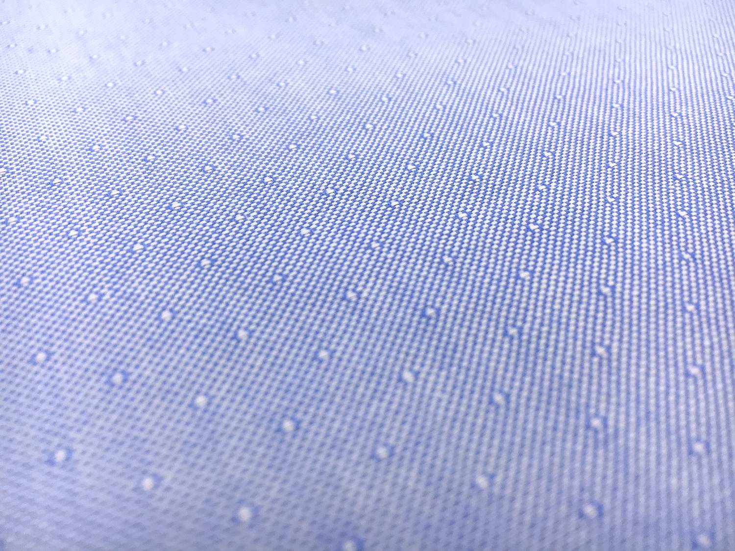 Cotton Oxford Dobby Shirting in Blue2