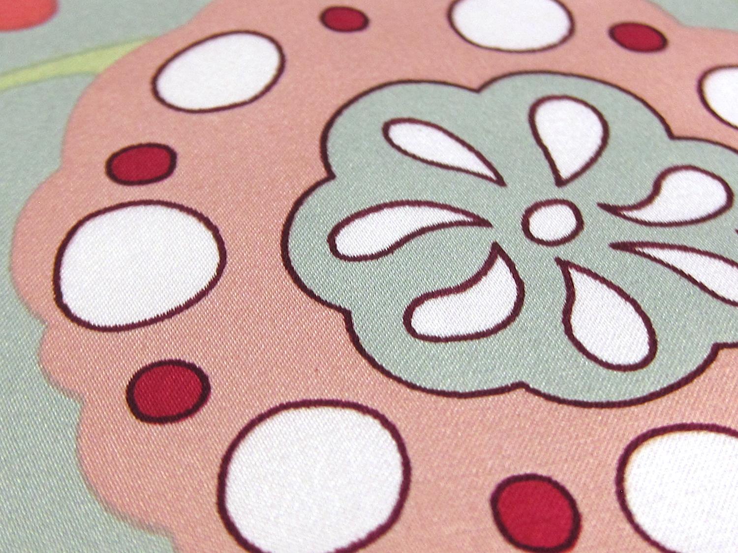 Printed Silk Charmeuse with Illustrated Florals Motifs2