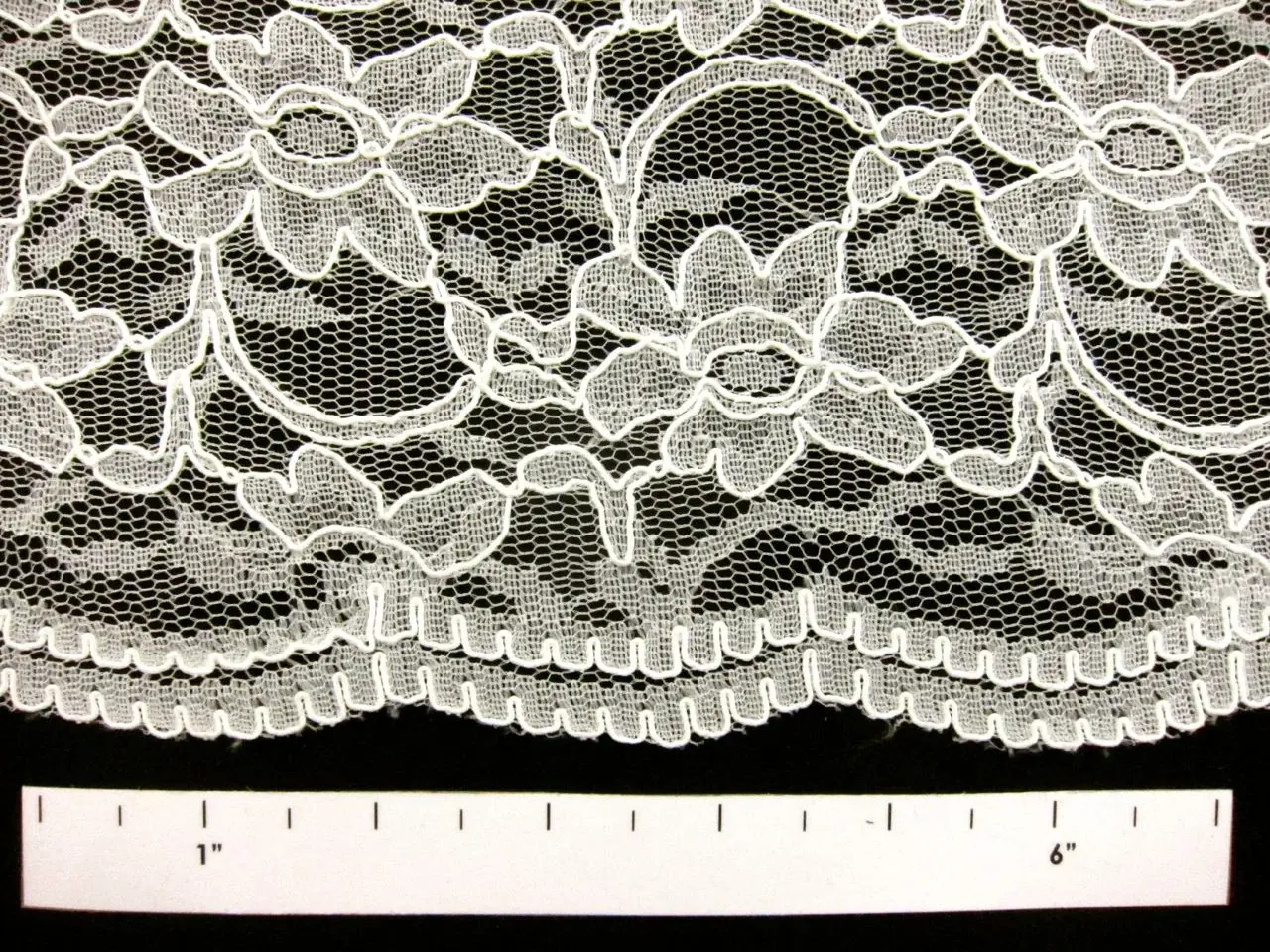 Cotton Nylon Alençon Lace1