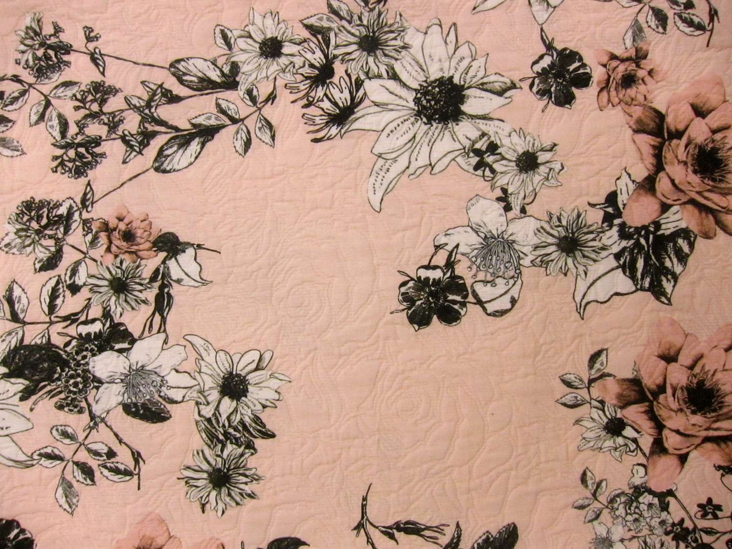 Cotton Blend Matelasse Print 0