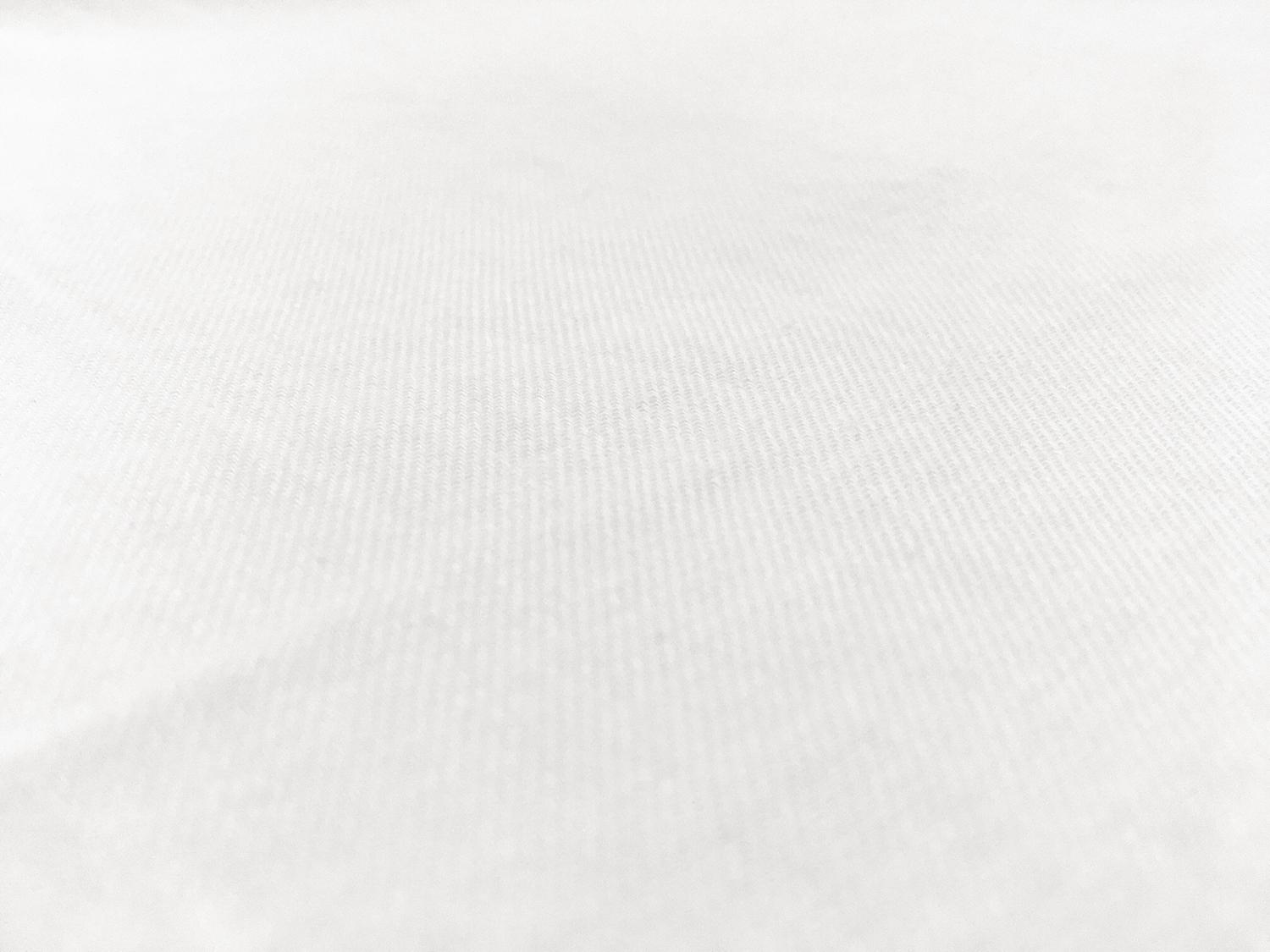 Japanese Cotton and Linen Twill Gauze in White0