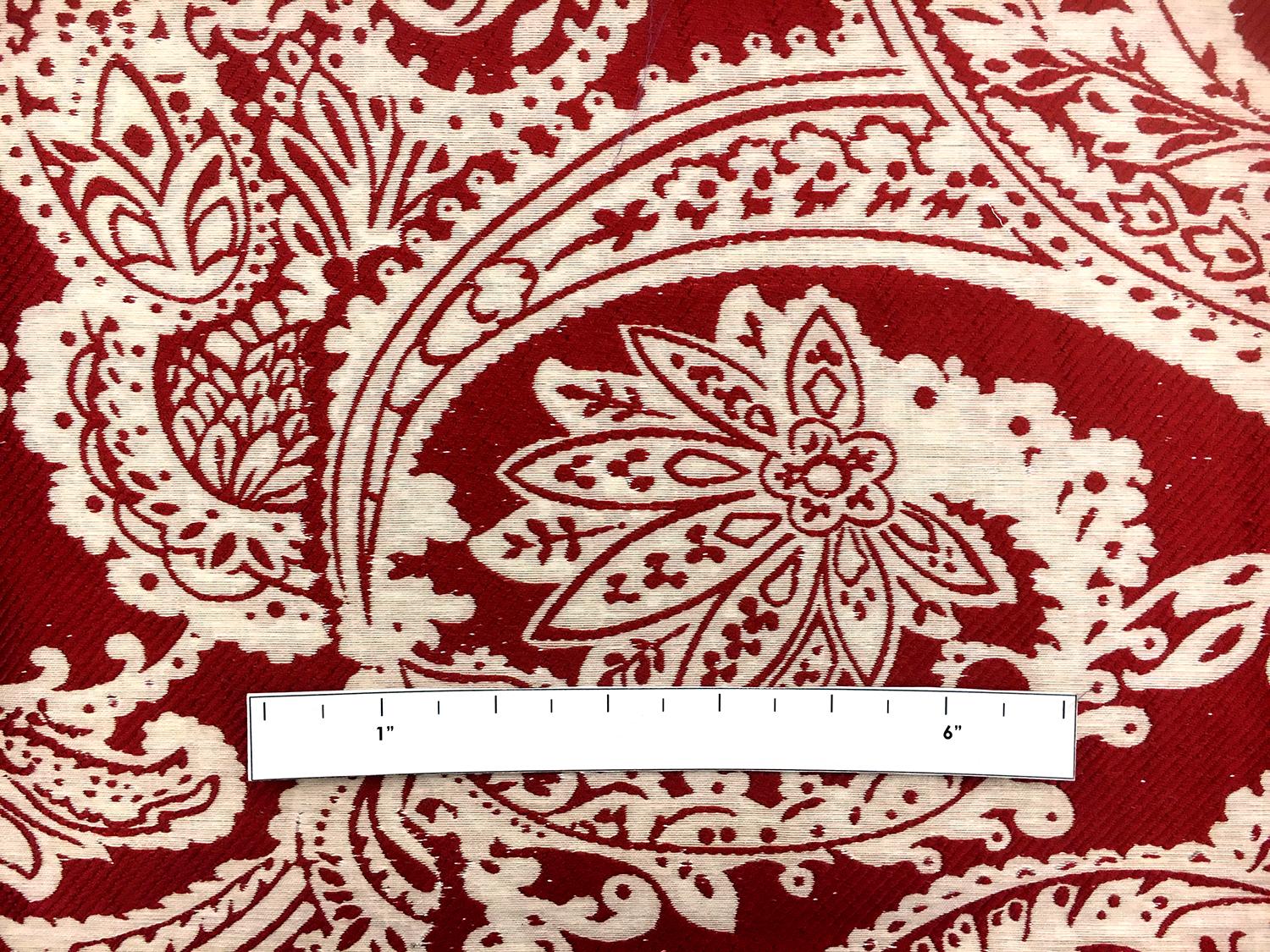 Extra Wide Doubleface Jacquard Large Paisley Pattern1