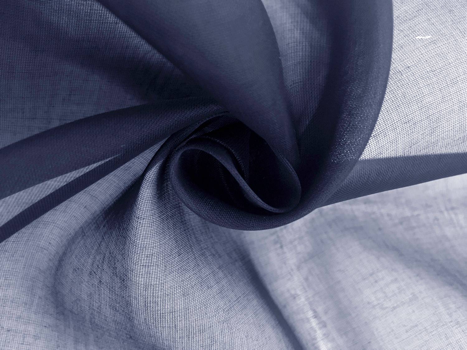 Swiss Cotton Organdy in Bright Navy0