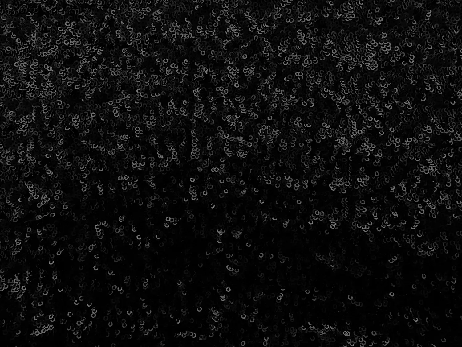 Mini Sequins on Stretch Tulle in Matte Black2