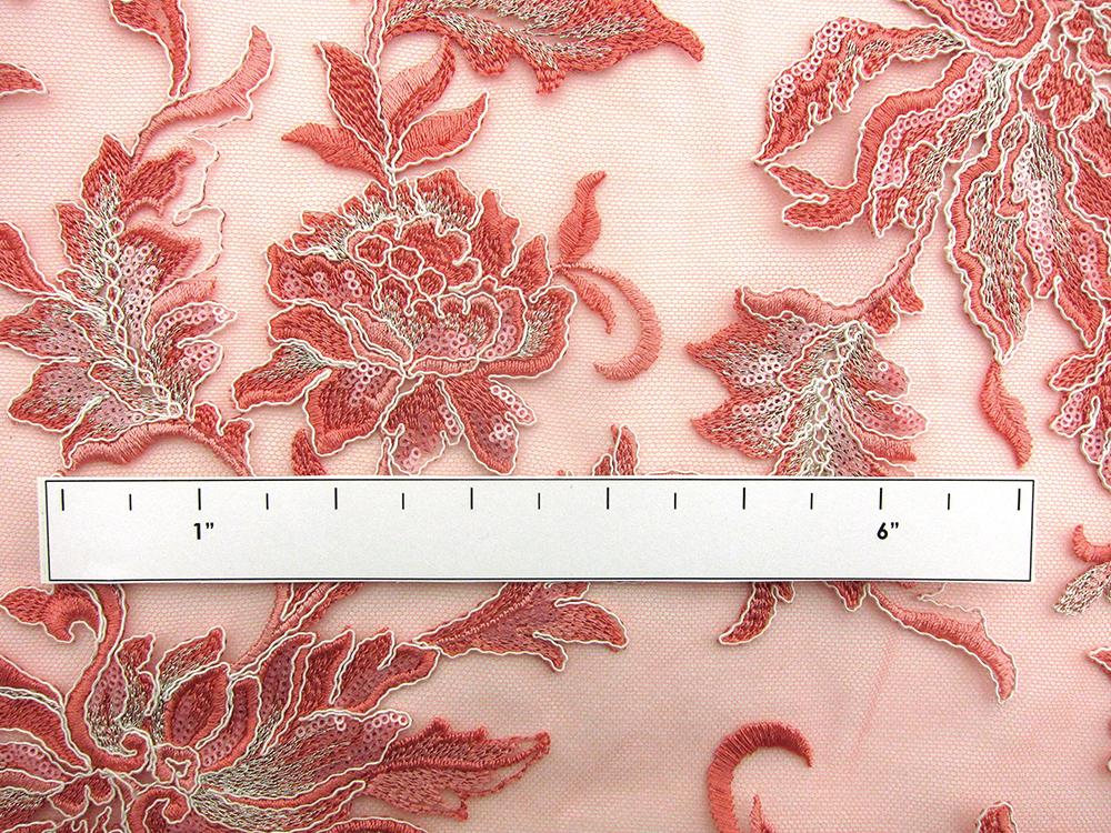 Mini Sequins and Embroidery on Tulle2