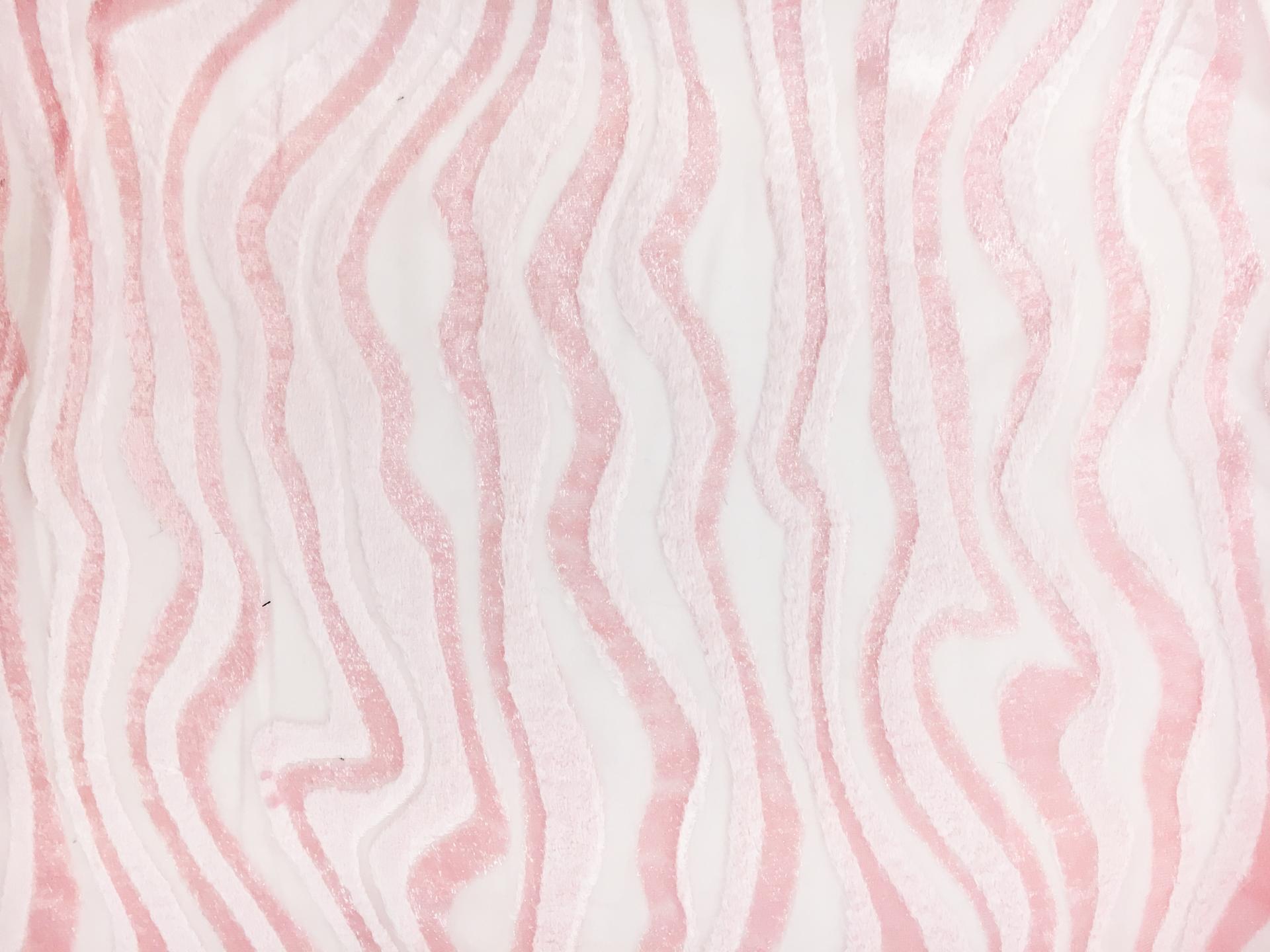 French Silk and Lurex Burnout Velvet with Large Waves0