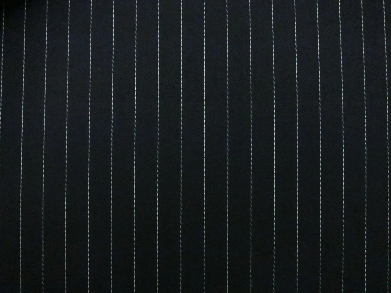 Wool Blend Satin Faille Pinstripe0