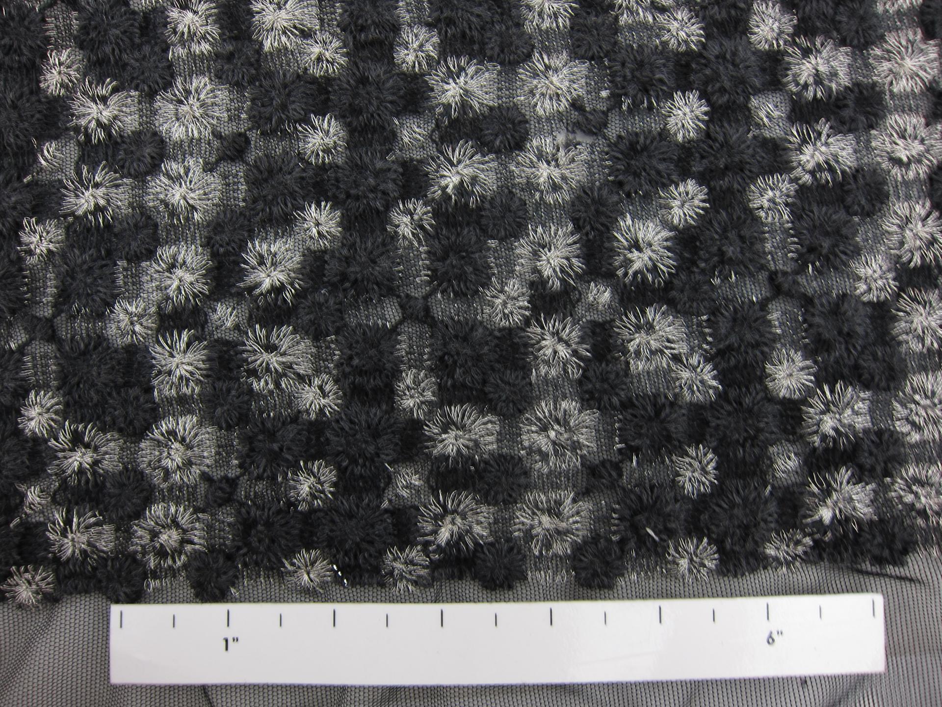 Wool Metallic Embroidered Illusion1