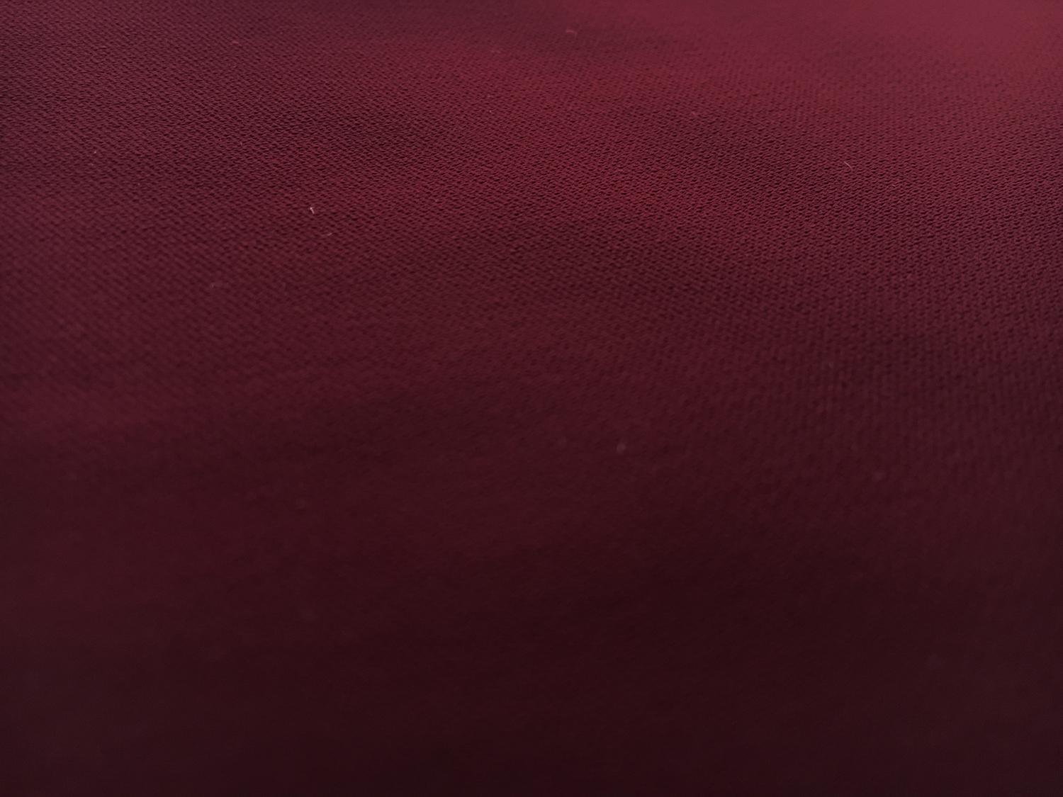 Polyester and Spandex Stretch Crepe in Burgundy1