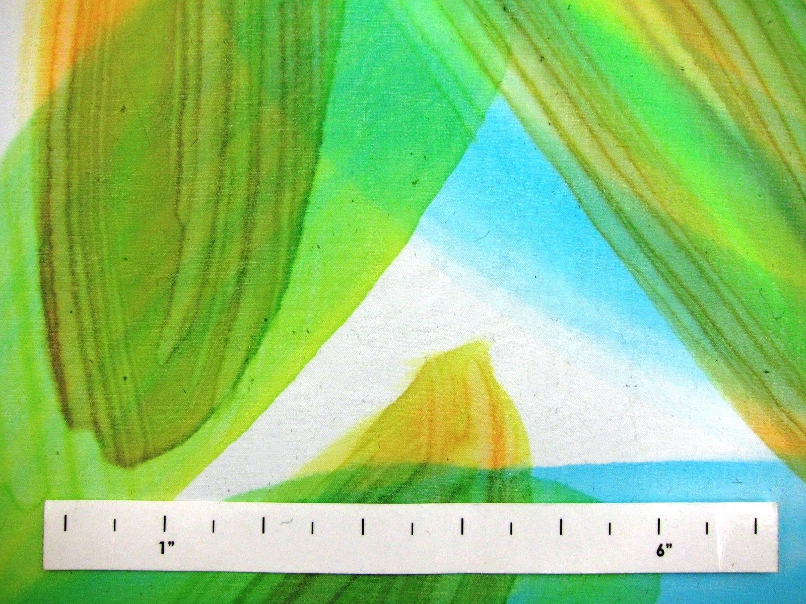 Hand Painted Silk Chiffon1